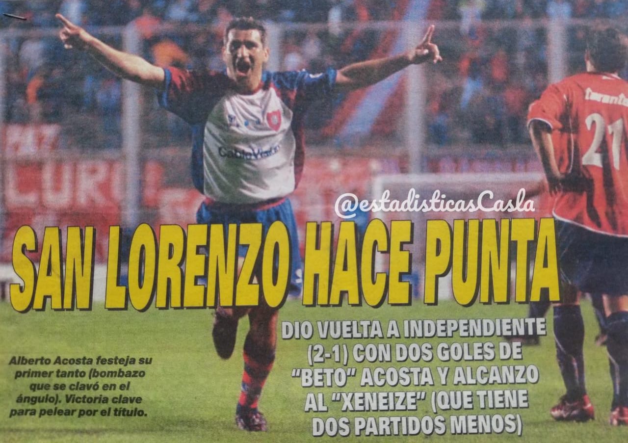 Gol — vs Independiente