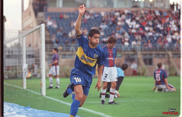 22' · Gol Rival · Riquelme, Juan Román