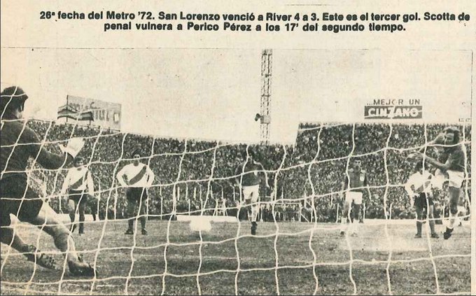 Penal convertido — vs River Plate