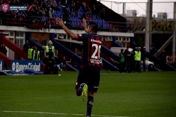 55' · Penal convertido · Ortigoza, Nestor Ezequiel