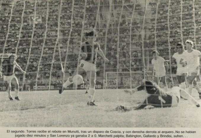 Gol — vs Huracán