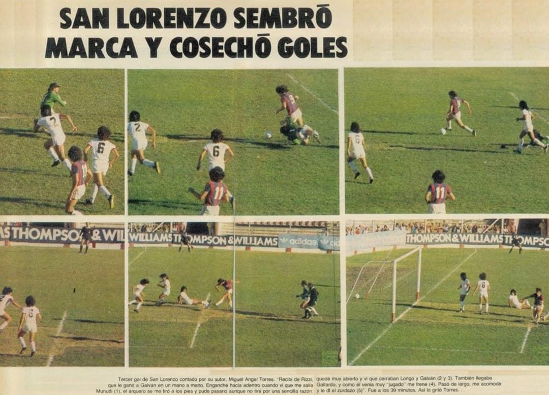 Gol — vs Huracán