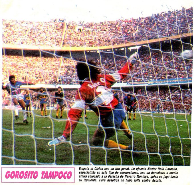 44' · Penal convertido · Gorosito, Néstor Raúl