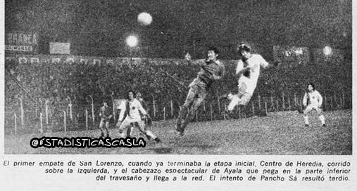 42' · Gol · Ayala, Rubén Hugo
