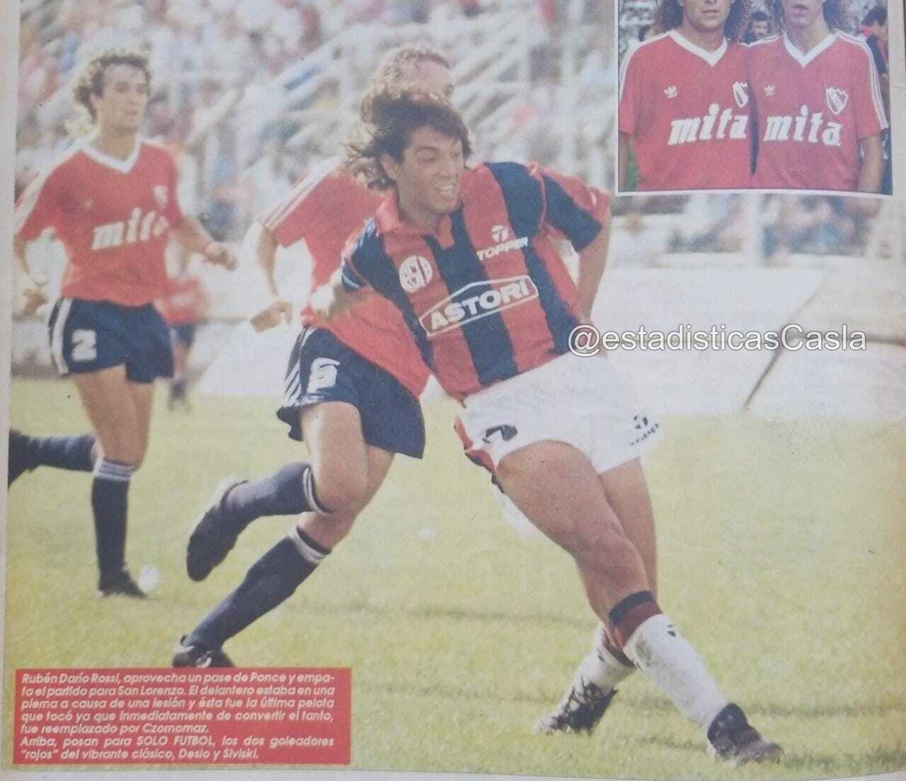 34' · Gol · Rossi, Ruben Dario