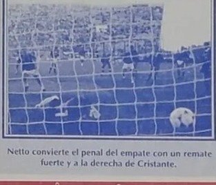 85' · Penal convertido · Netto, Carlos Javier