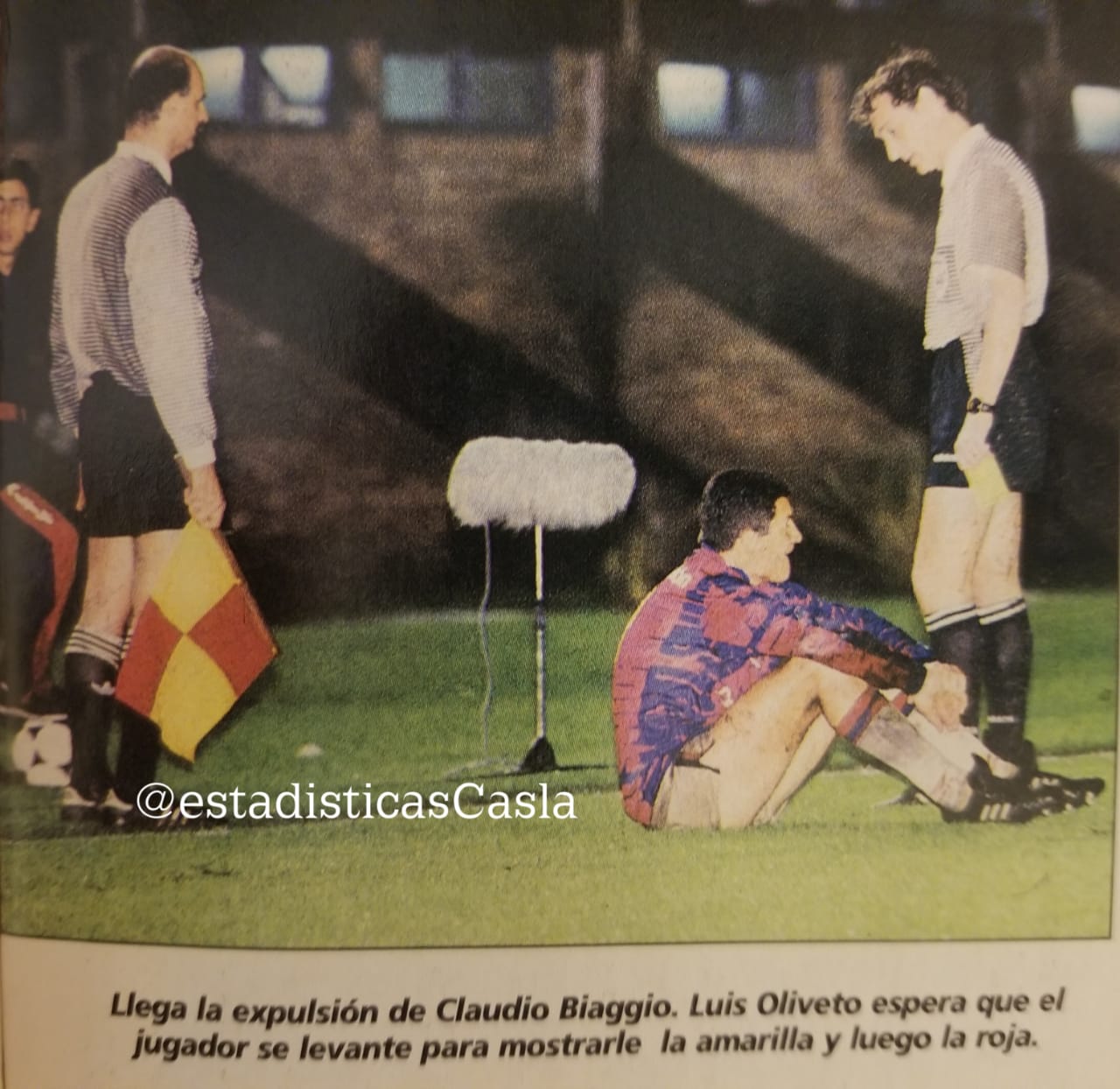 85' · Tarjeta Roja · Biaggio, Claudio Darío