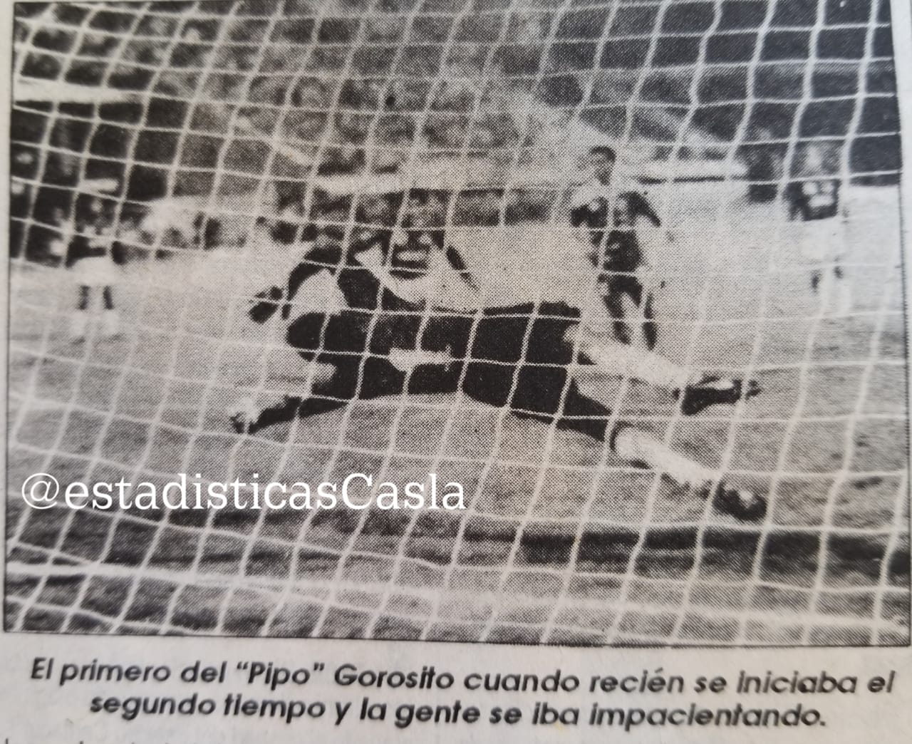 48' · Gol · Gorosito, Néstor Raúl