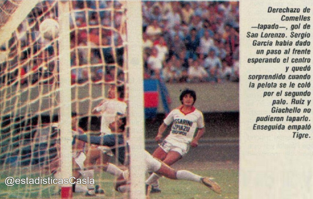 Gol — vs Tigre