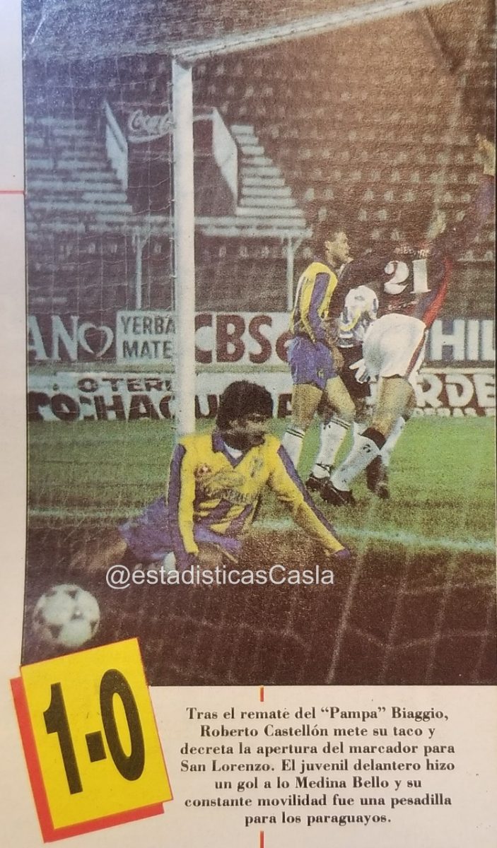 Gol — vs Sportivo Luqueño (Paraguay)