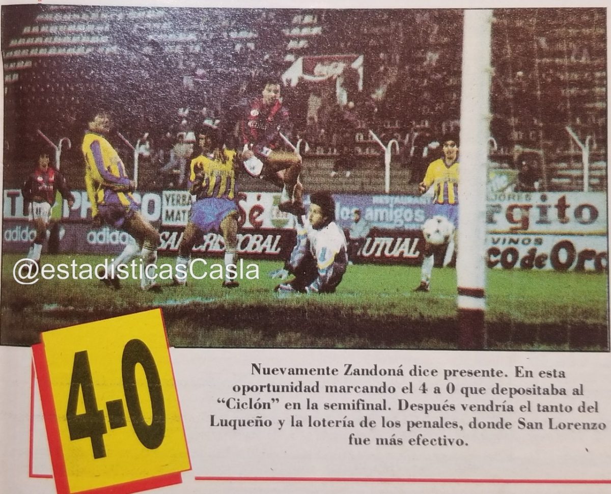 Gol — vs Sportivo Luqueño (Paraguay)