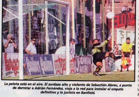 22' · Gol · Abreu, Washington Sebastian