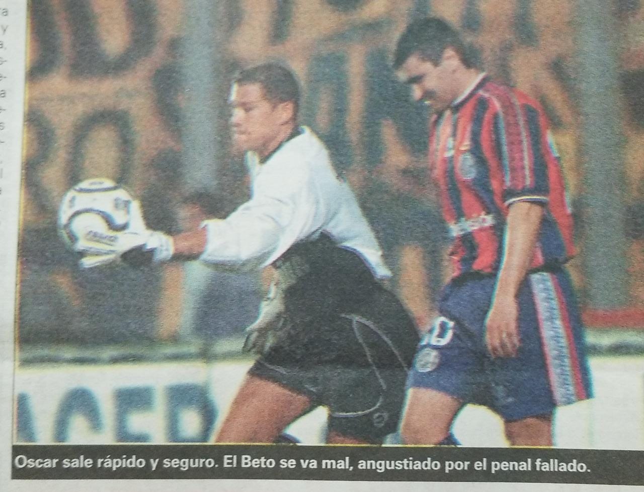 18' · Penal atajado · Acosta, Alberto Federico