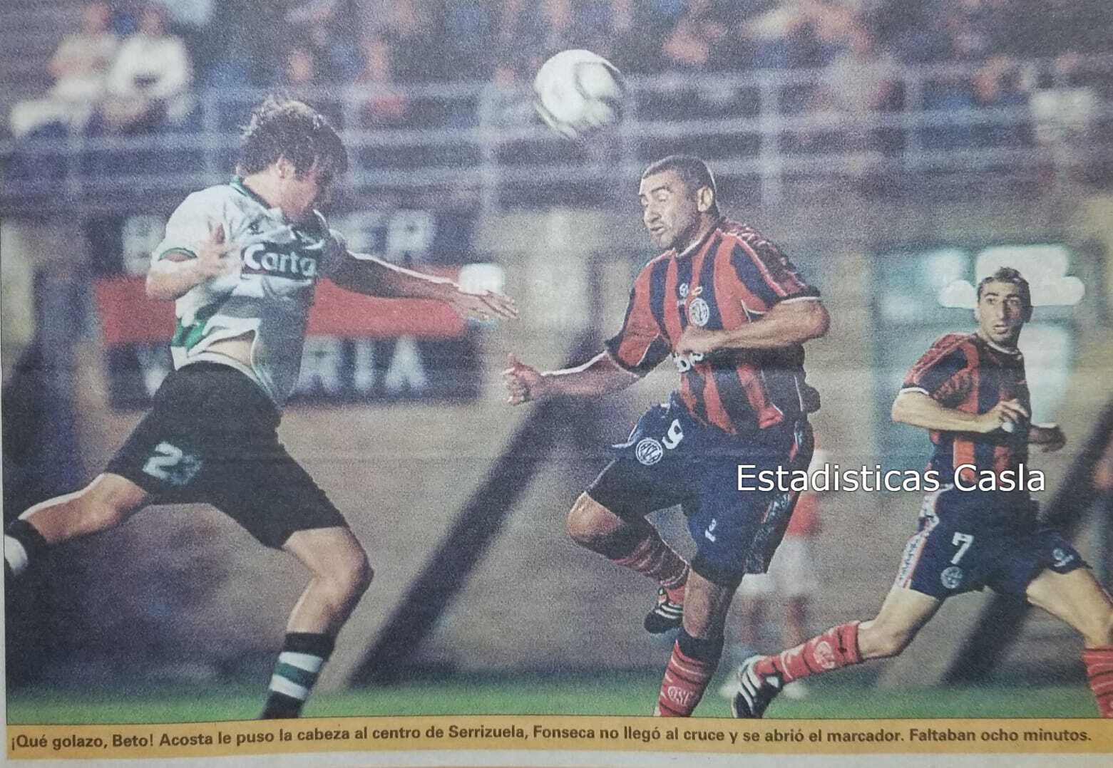 Gol — vs Banfield