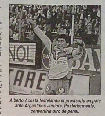 30' · Gol · Acosta, Alberto Federico