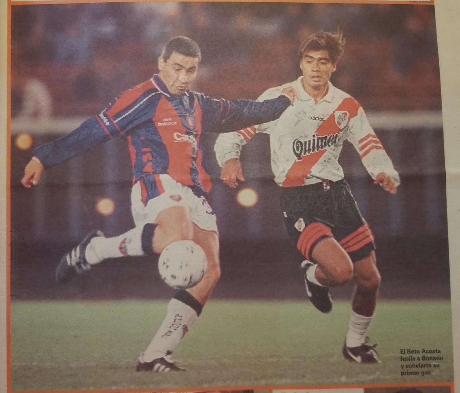 45' · Gol · Acosta, Alberto Federico