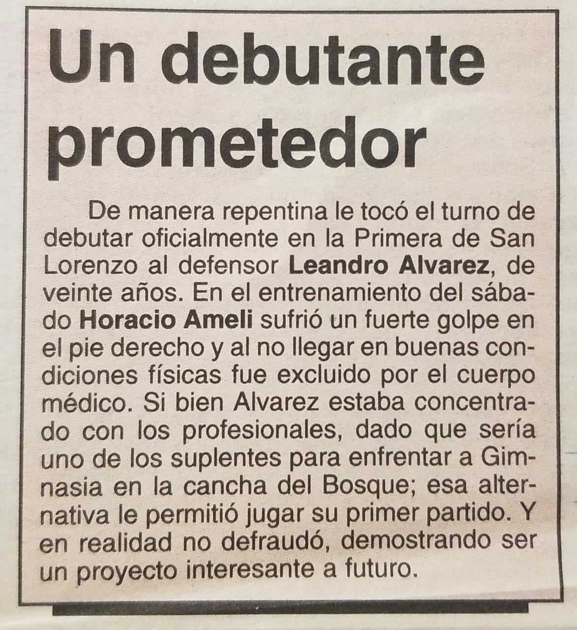 Tarjeta Amarilla — vs Gimnasia y Esgrima La Plata