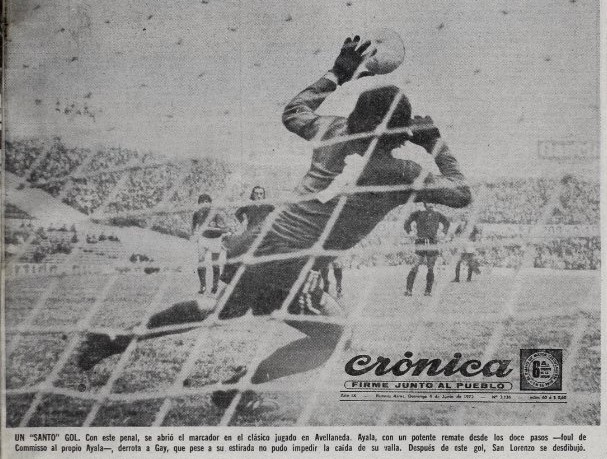 5' · Penal convertido · Ayala, Rubén Hugo