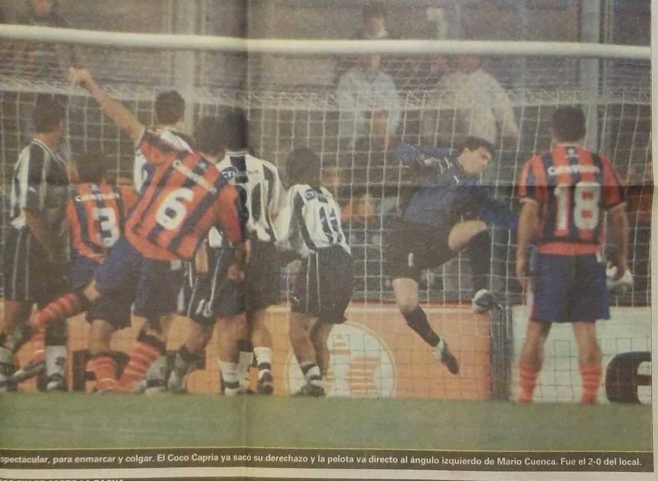 65' · Tarjeta Amarilla · Capria, Diego Raul