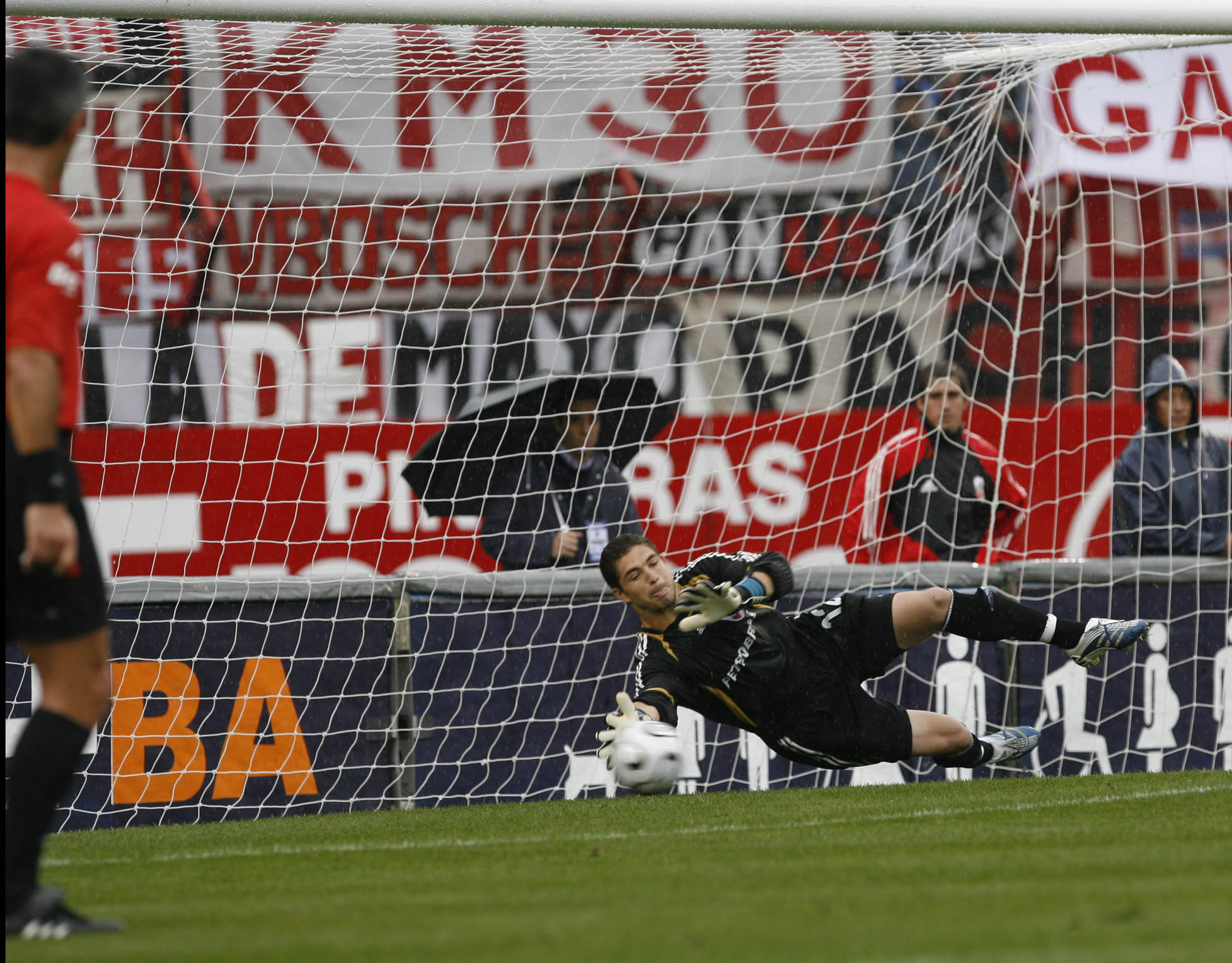34' · Penal errado · Saja, Diego Sebastian