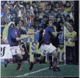 Gol — vs Boca Juniors