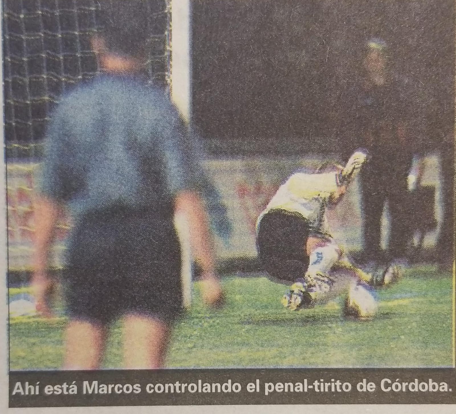 Penal atajado — vs Palmeiras (Brasil)
