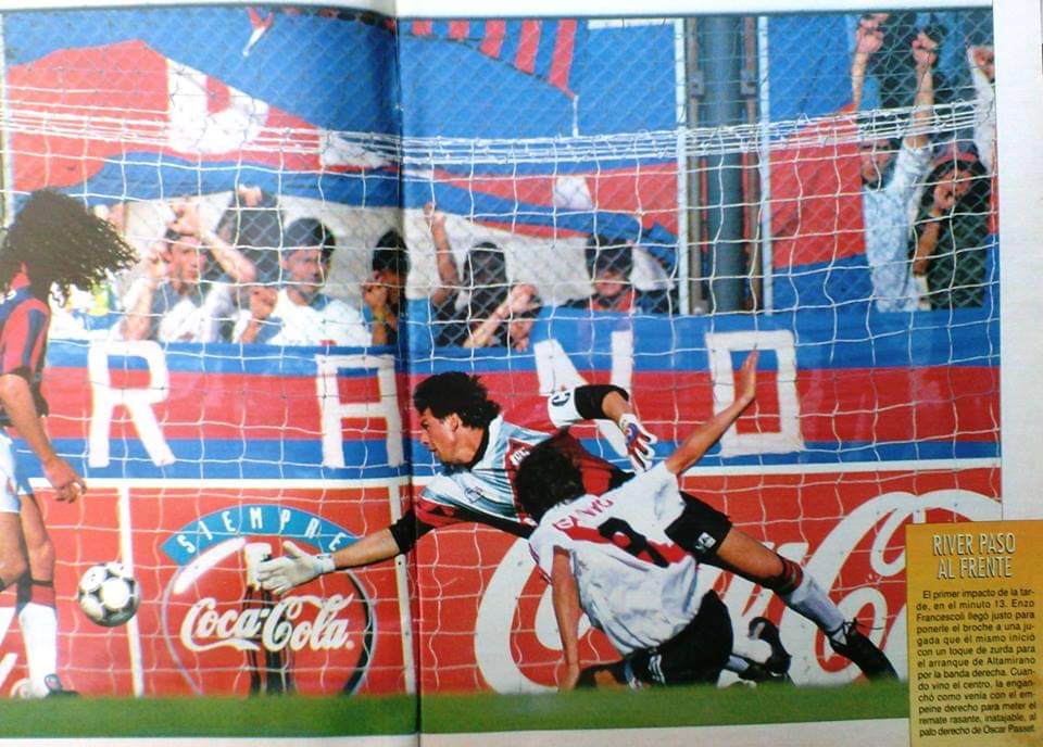 13' · Gol Rival · Francescoli, Enzo