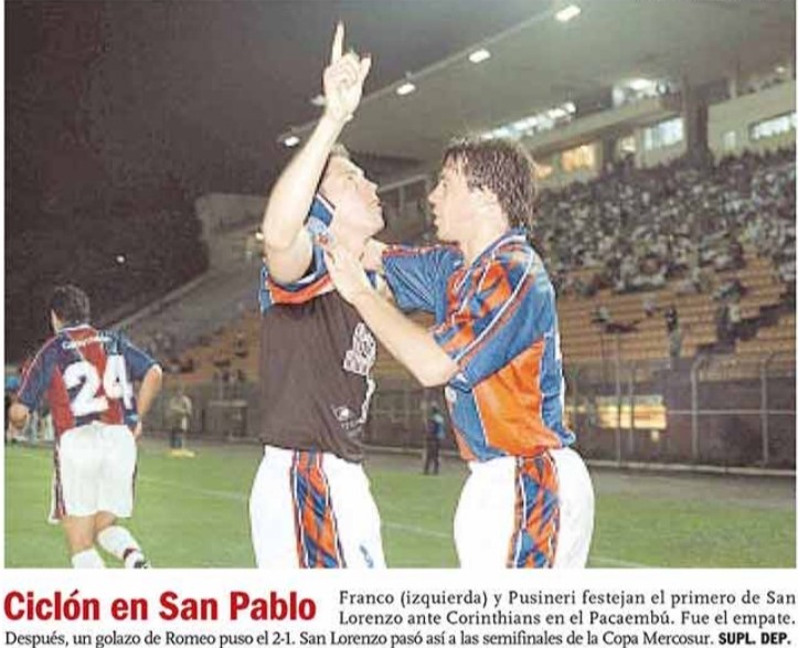 16' · Gol · Franco, Guillermo Luis