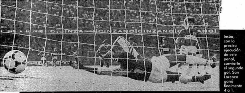 31' · Penal convertido · Insua, Rubén Darío