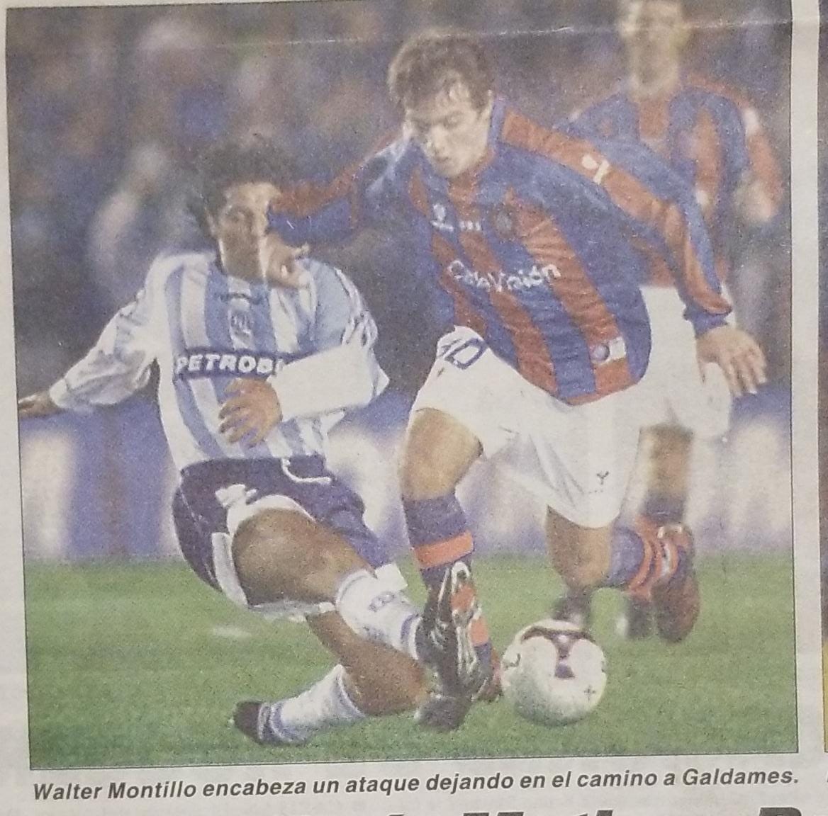 76' · Cambio (Salida) · Montillo, Walter Damián