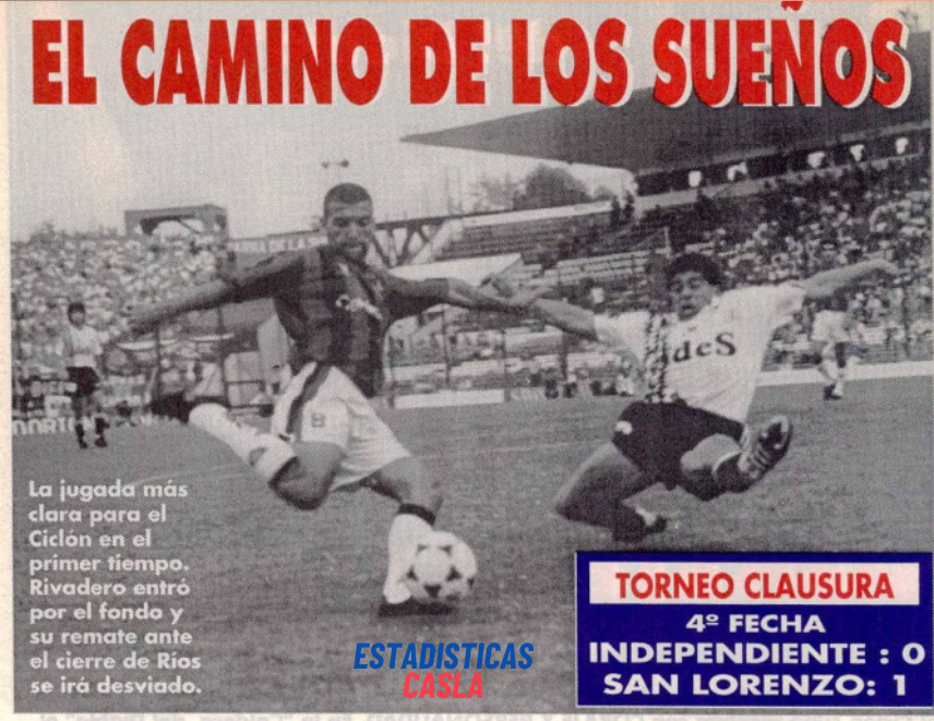 89' · Cambio (Salida) · Rivadero, Claudio Alejandro