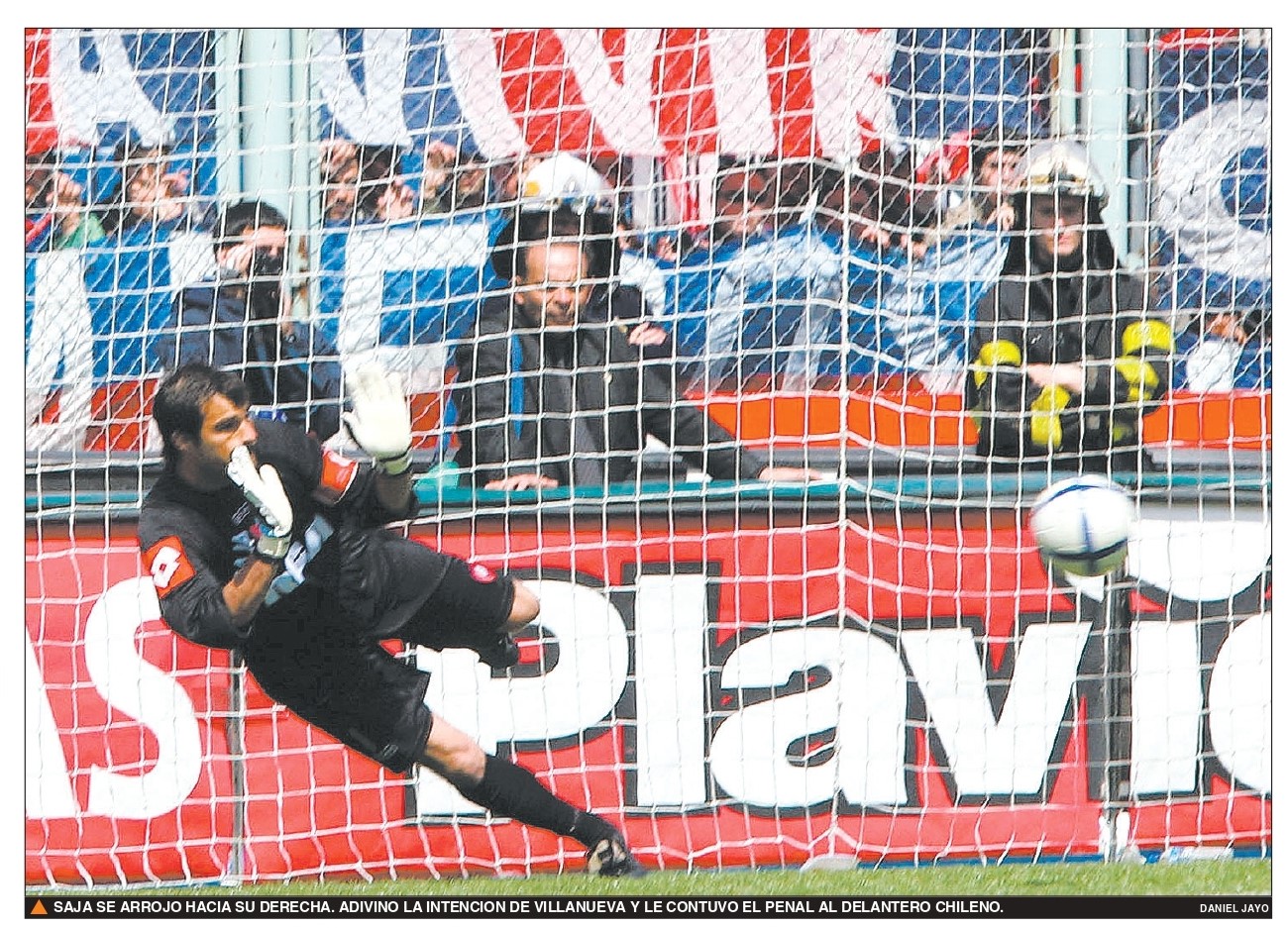 Penal atajado — vs Racing Club