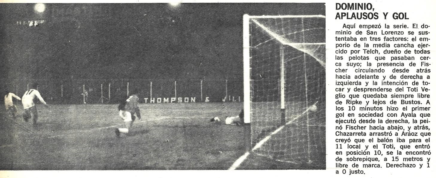 9' · Gol · Veglio, Carlos Jose
