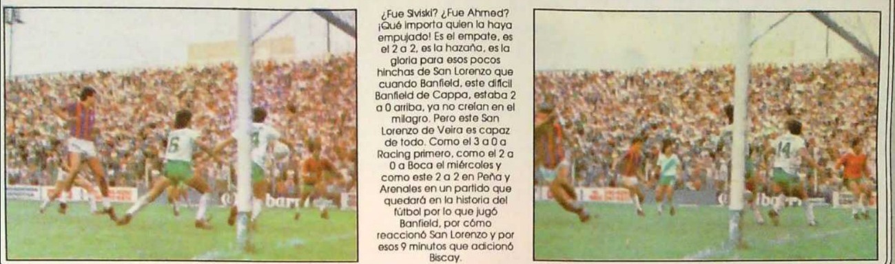 Gol — vs Banfield