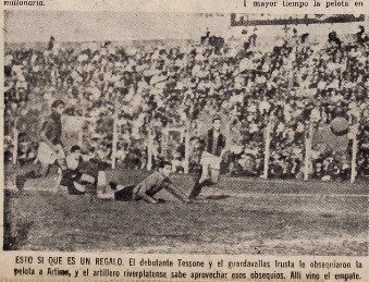 4' · Gol Rival · Artime, Luis Fabián