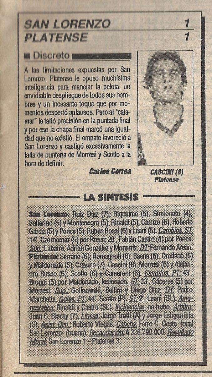 Imagen del partido