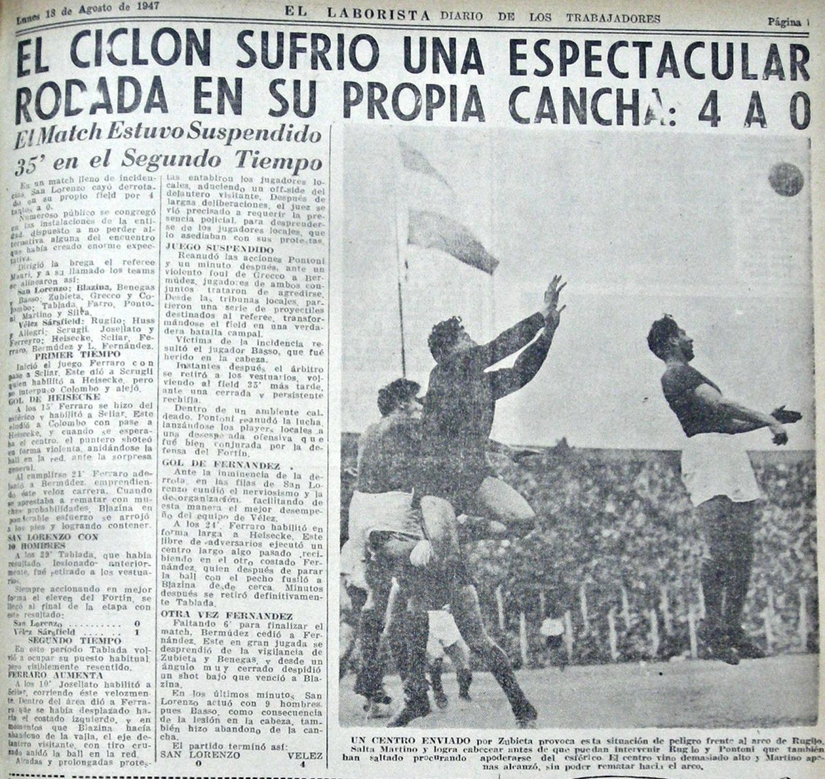 Imagen del partido
