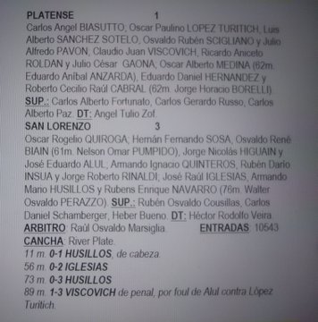 Imagen del partido