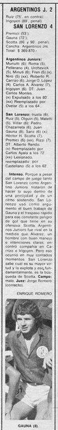 Imagen del partido