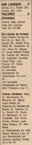 Imagen del partido