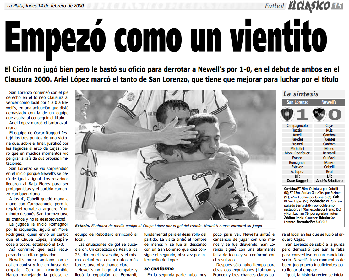 Imagen del partido