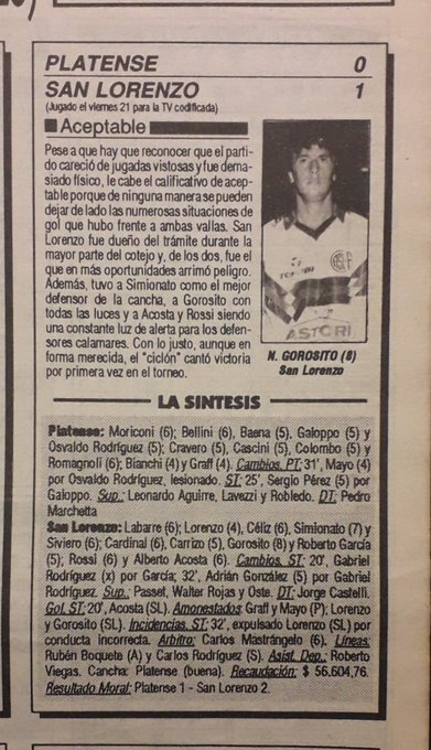 Imagen del partido