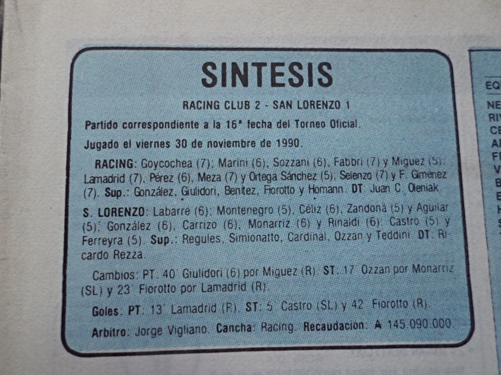 Imagen del partido