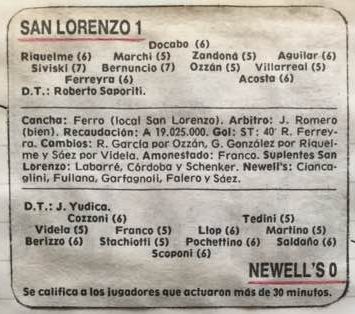 Imagen del partido
