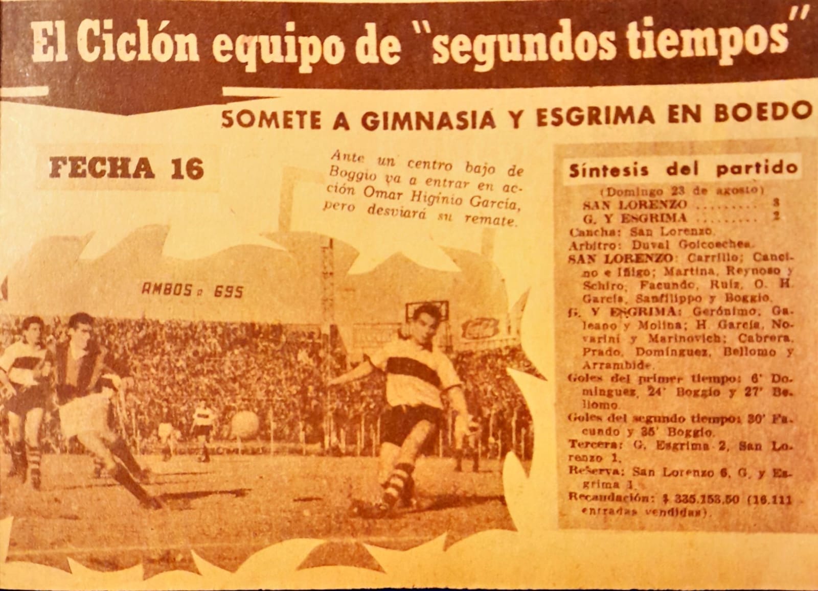 Imagen del partido